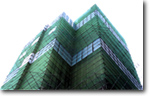 sunshade scaffold