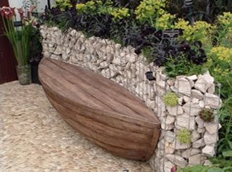 Gabion Wall at Chelsea Flower Show