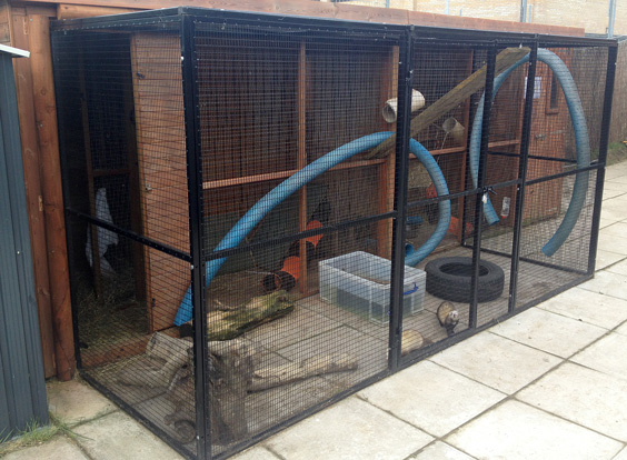 Animal cages for zoo