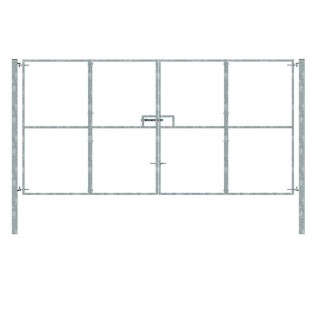 double galvanized gate 2.4x4.9m