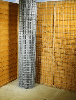 Galvanised wire mesh 2 x 2 10G 7ft x 25m