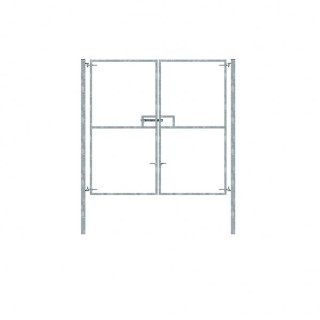 double gate galvanized 2.4x2.46m