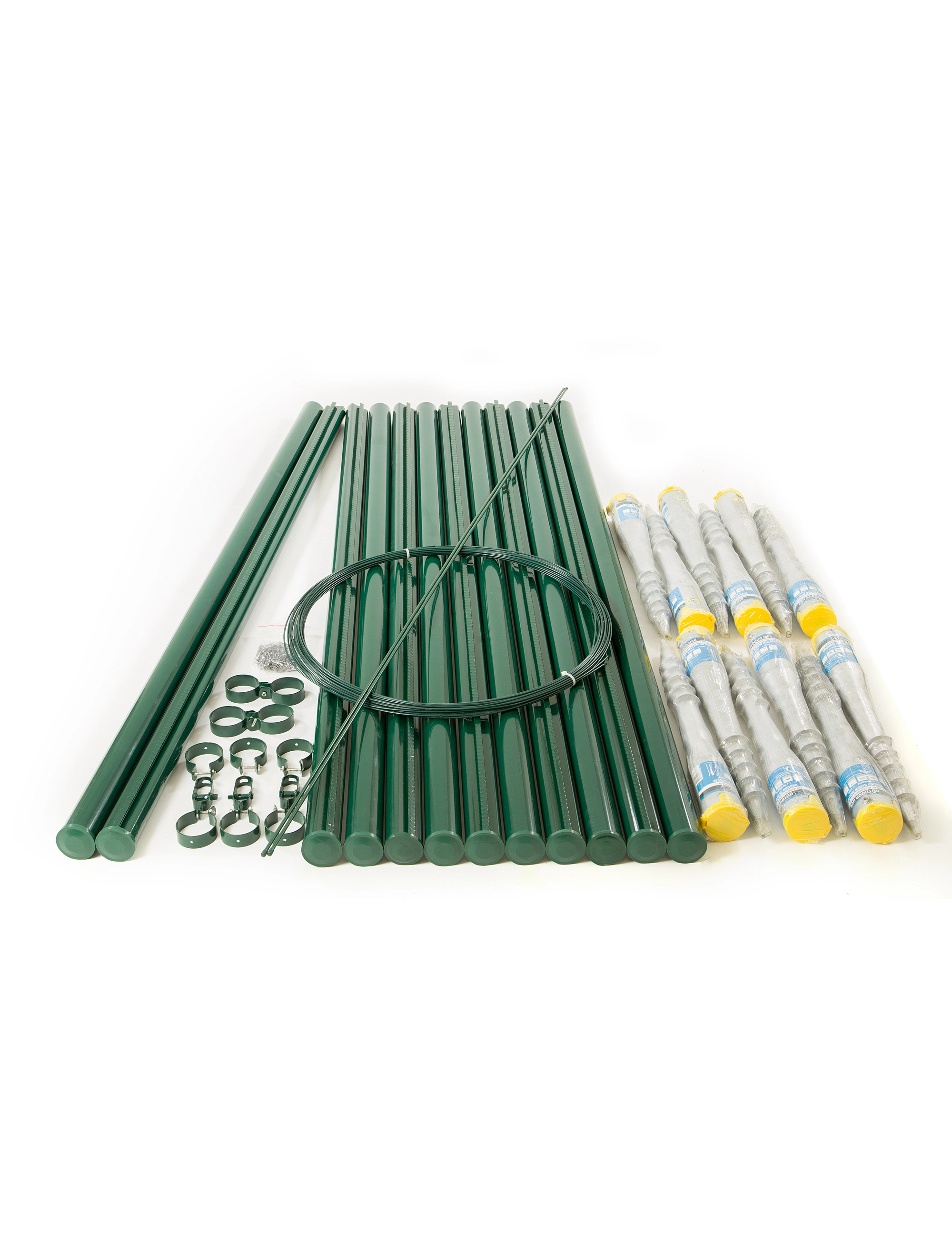 Fence Posts, Chain Link Post Kit 72(In); Screw Fix 12 Posts