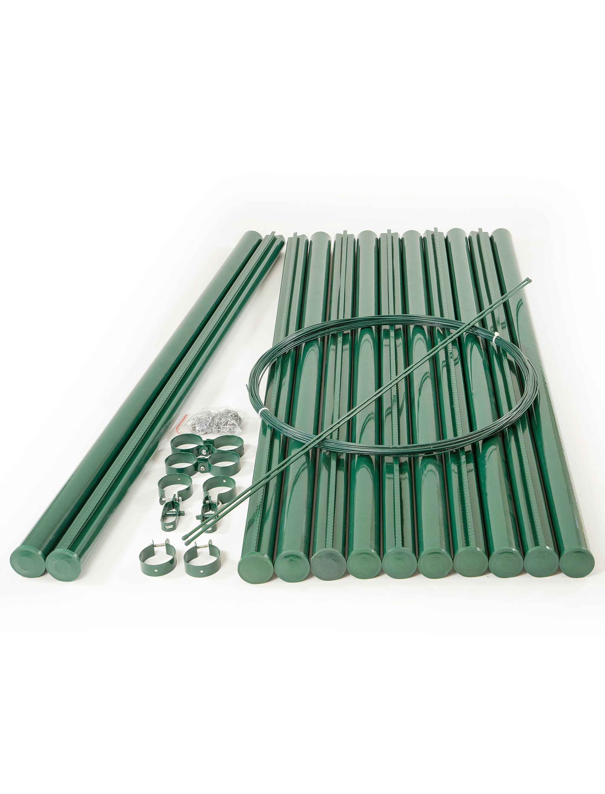 Fence Posts, Chain Link Post Kit 36(In); Conc Fix 12 Posts